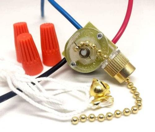 Zing Ear ZE-109 2 Wire Ceiling Fan Light Lamp Replacement ... zing ear fan switch 3 way wiring diagram 