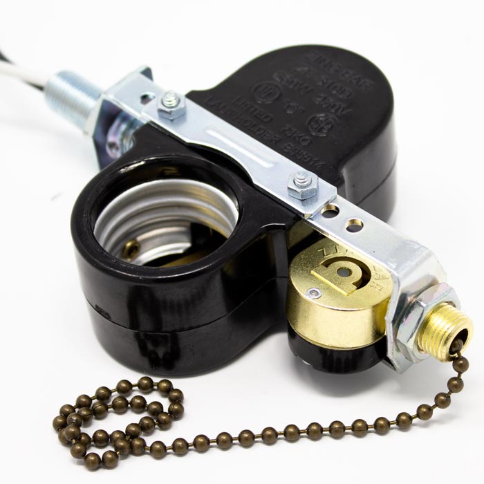 Zing Ear ZE310D with ZE109m Pull Chain Lamp Holder UL Listed