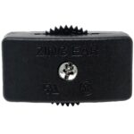 KS-30 lamp cord switch black