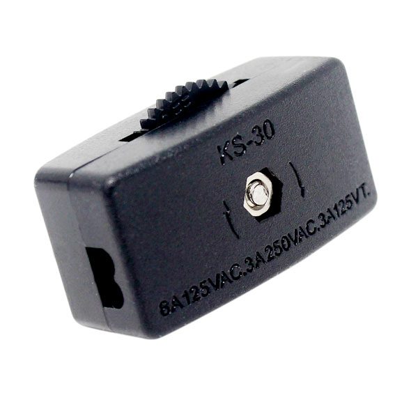 KS-30 lamp cord switch (back view)