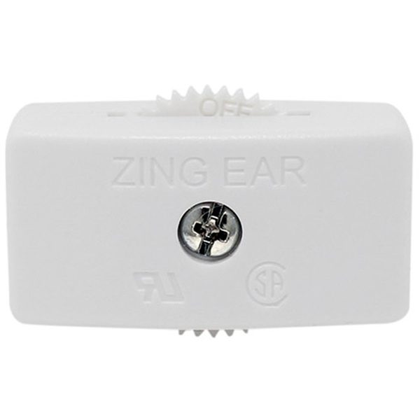 3 Zing Ear KS-30 Feed Thru Cord Inline ON OFF Switch For SPT-2 Lamp Wire 125V 6A 