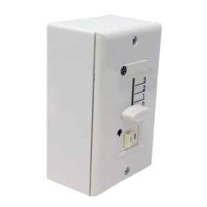 mw-201 ceiling fan wall control with on off light switch side view