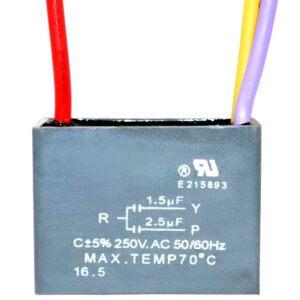 CBB61 3-Wire Ceiling Fan Capacitor Replacement 1.5uf 2.5uf 250VAC