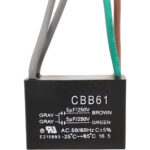 4-Wire 5uF 5uF Ceiling Fan Capacitor Replacement CBB61 250VAC