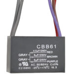 CBB61 5-Wire Ceiling Fan Capacitor Replacement 4.5uF + 5uF + 5uF