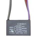 CBB61 3-Wire Ceiling Fan Capacitor Replacement 4.5uF 6uF 6uF 250VAC