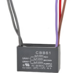 5-Wire 5uF 5uF 5uF Ceiling Fan Capacitor Replacement CBB61 250VAC