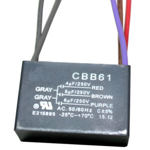 CBB61 5-Wire Ceiling Fan Motor Capacitor Replacement 4uF + 5uF + 6uF