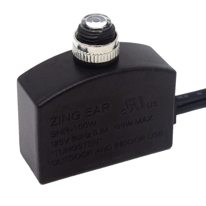 Zing Ear SNR-100W Photocell Light Lamp Sensor Photoelectric Dusk To Dawn Switch 