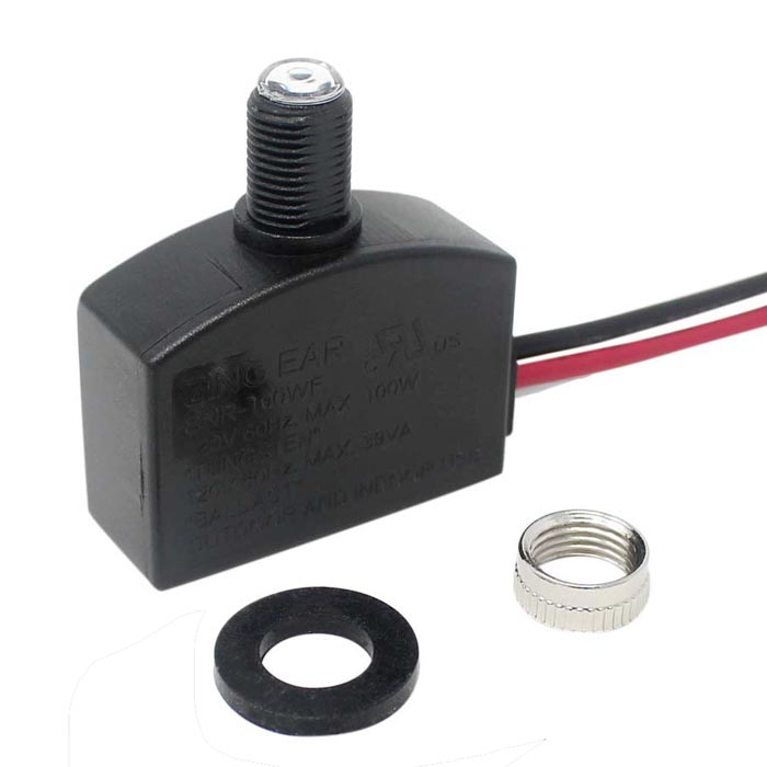 SNR-100wF Photocell Light Sensor switch with rubber and ring