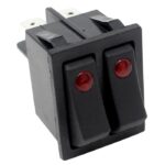 Zing Ear ZE-235-2 Rocker Switch for electric space heaters (illuminated)