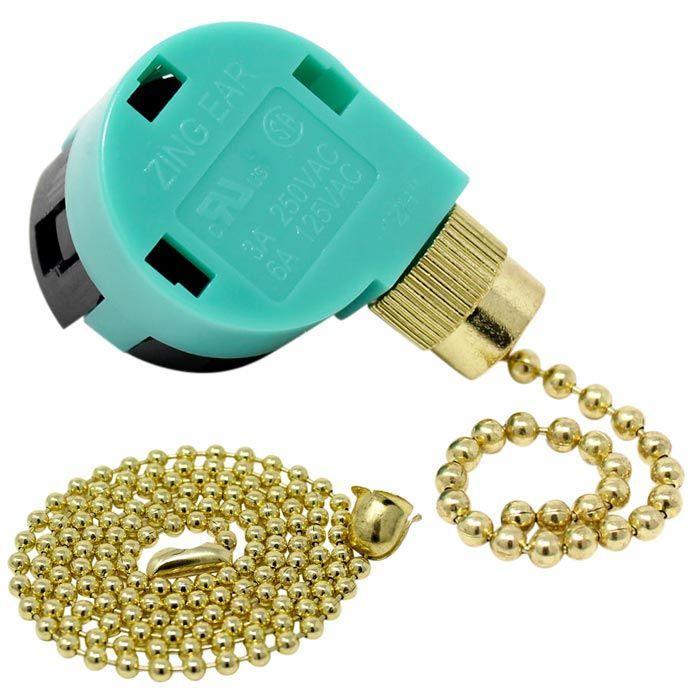 Zing Ear Ze 268s6 3 Speed 4 Wire Ceiling Fan Switch