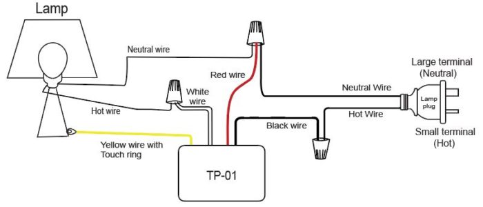Zing Ear TP-01 ZH Wiring Diagram | CeilingFanSwitch.com
