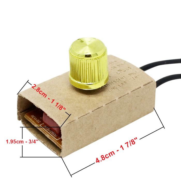 Zing Ear Ze 03 Inline Lamp Dimmer Switch 300w