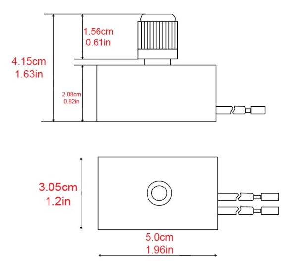 Zing Ear ZE-03A Inline Rheostat Variable Dimmer Switch 300W