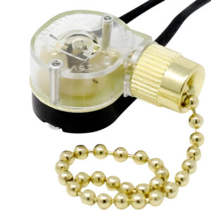 Zing Ear ZE-109 2-Wire On Off Canopy Pull Chain Light Switch Replacement