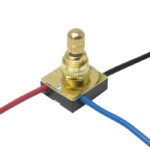 Zing Ear ZE-116m Rotary Light Switch (Brass) - Main
