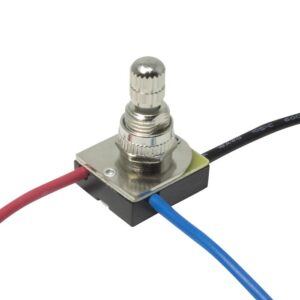 Zing Ear ZE-116m Rotary Light Switch (Nickel) - Main
