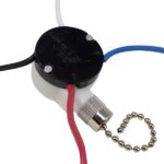 Zing Ear ZE-208S E89885 4 Wire 3 Speed Ceiling Fan Pull Chain Switch Replacement