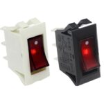 zing ear ze-215 lighted rocker switch Black / White