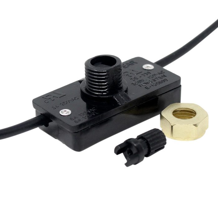 Zing Ear ZE-256 Rotary Inline Lamp Dimmer Switch 2 Wire | UL Approved