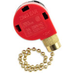 Zing Ear ZE-268S1 3 speed 4 wires fan control switch - brass