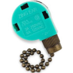 Zing Ear ZE-268S6 3 speed 4 wire fan control switch - bronze