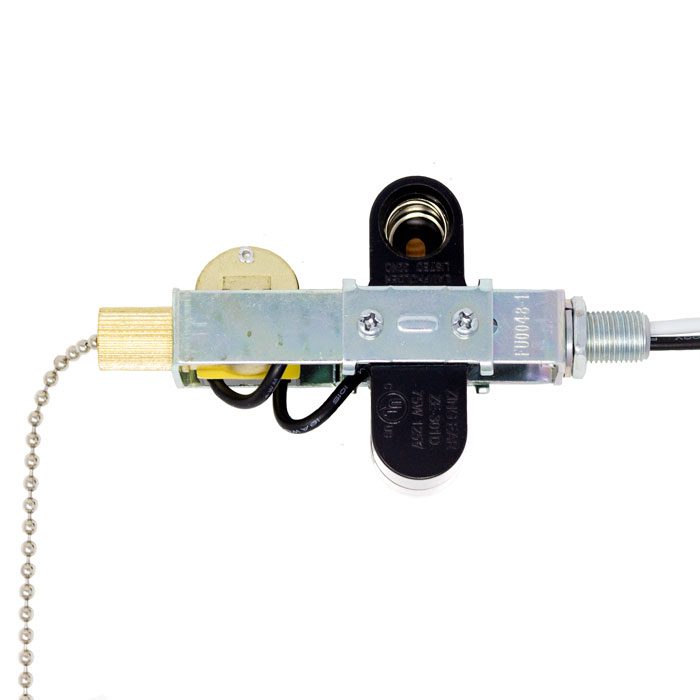 Zing Ear ZE301D Lamp Holder with ZE109m Pull Chain Light Switch