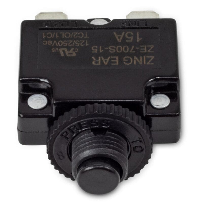 Zing Ear ZE-700s-15 MP Circuit Breaker with Nameplate