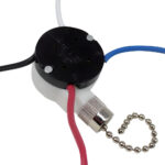 Zing Ear ZE-208S E89885 4 Wire 3 Speed Ceiling Fan Pull Chain Switch Replacement