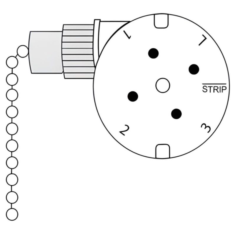 Zing Ear ZE-208S 4 Wire 3 Speed Ceiling Fan Switch Replacement
